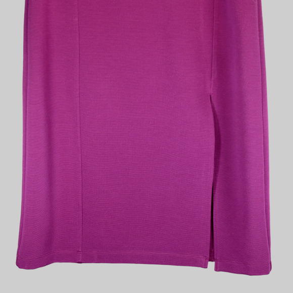 Maeve Anthropologie Midi Dress Women Large Pink Cutout Strapless Heavier Weight - Picture 6 of 8